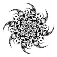 Mandala tribal sun vector