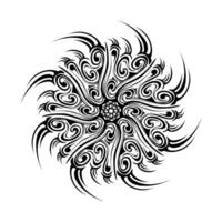 Mandala tribal sun vector