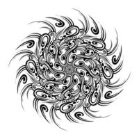 Mandala tribal sun vector