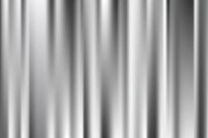 Silver foil background. Metal gradient vector shiny pattern. Chrome stainless gradation surface with reflection. Glossy grey brushed material.