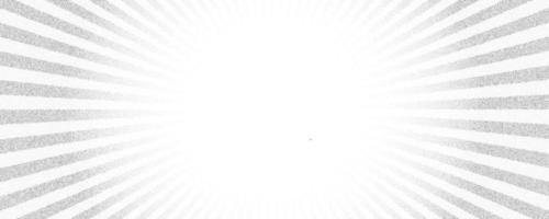 Sun rays halftone background. White and grey noise radial abstract comic pattern. Vector explosion abstract lines backdrop