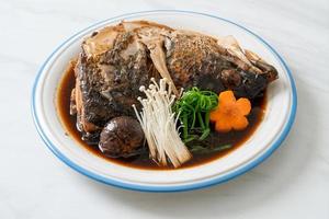 Boiled Fish Head with Soy Sauce photo