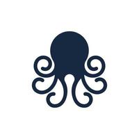 pulpo logo vector diseño