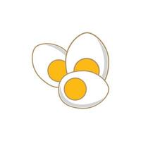 pollo huevos logo icono y símbolo vector