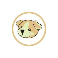 perro logo vector diseño icono