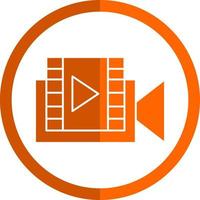 diseño de icono de vector de producción de video