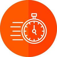 Fast Time Vector Icon Design