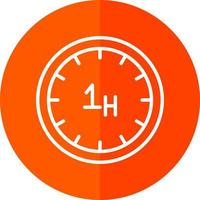 diseño de icono de vector de hora