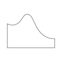 línea resumen forma vector