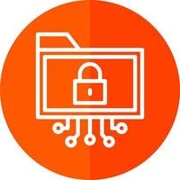 Data Encryption Vector Icon Design