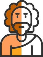 Caveman Vector Icon Design