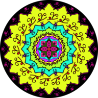 Mandala Färbung tätowieren Bohemien Kunst Ornament retro Muster zum Dekoration Hintergründe png