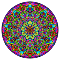 mandala colorazione tatuaggio boemo arte ornamento retrò modello per decorazione sfondi png