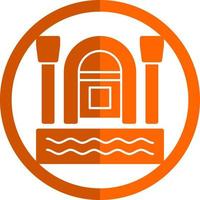 Rafting Vector Icon Design