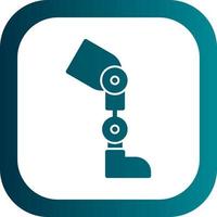 Prothesis Vector Icon Design
