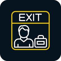 Exit Interview Vector Icon Design