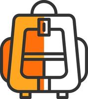 Backpacker Vector Icon Design