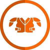 Shoulder Pads Vector Icon Design