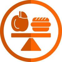 Balanced Diet Vector Icon Design