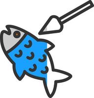 Spearfishing Vector Icon Design