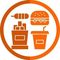 Fastfood Vector Icon Design