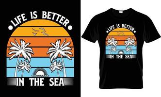 SUMMER T - SHIRT DESIGN vector