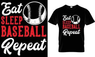 BASEBALL T - SHIRT DESIGN vector