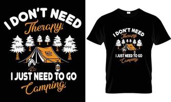 Camping t-shirt design Vector. Today's forecast mostly camping. Shirt design, T shirt Design vector, apparel, adventure, retro, mountain, outdoor vector