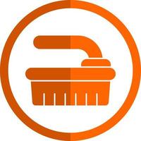 Cleaning Brush Vector Icon Design