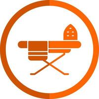 Ironing Board Vector Icon Design