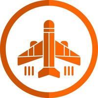 diseño de icono de vector de avión