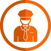 Security Guard Vector Icon Design