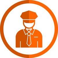 Security Guard Vector Icon Design