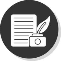 Manuscript Vector Icon Design