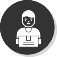 Deliveryman Vector Icon Design