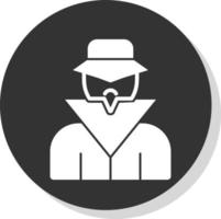 diseño de icono de vector de detective