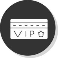 Vip Card Vector Icon Design