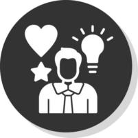 diseño de icono de vector de personalidad