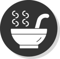 diseño de icono de vector de sopa caliente