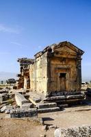 Ancient statue in the city of Ephesus, Turkey photo