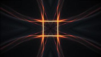 calidoscópico brillante fractal ola movimiento antecedentes animación. lleno hd y bucle video