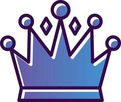 Crown Vector Icon Design