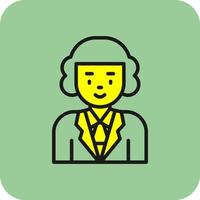 Judge Vector Icon Design