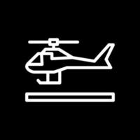 diseño de icono de vector de helicóptero