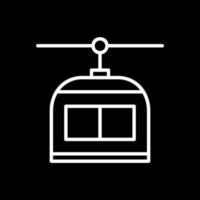 Chairlift Vector Icon Design