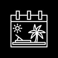 diseño de icono de vector de vacaciones