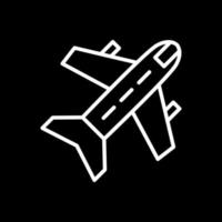 diseño de icono de vector de avión