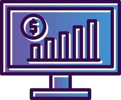 Monitoring Vector Icon Design