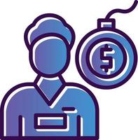 Debt Vector Icon Design