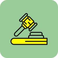 Law Vector Icon Design